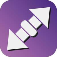 Resize Vector Glyph Gradient Background Icon For Personal And Commercial Use.