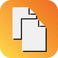 Copy Vector Glyph Gradient Background Icon For Personal And Commercial Use.