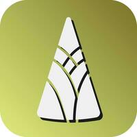 Bamboo Shoots Vector Glyph Gradient Background Icon For Personal And Commercial Use.