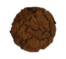 sweet chocolate cookie isolated element photo