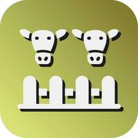 Livestock Farming Vector Glyph Gradient Background Icon For Personal And Commercial Use.