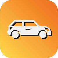 Car Vector Glyph Gradient Background Icon For Personal And Commercial Use.