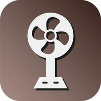 Fan Vector Glyph Gradient Background Icon For Personal And Commercial Use.