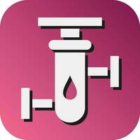 Water Filter Vector Glyph Gradient Background Icon For Personal And Commercial Use.