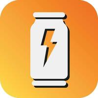 Energy Drink Vector Glyph Gradient Background Icon For Personal And Commercial Use.