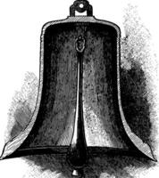 Bell vintage illustration. vector