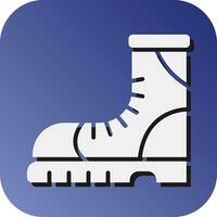 Boot Vector Glyph Gradient Background Icon For Personal And Commercial Use.