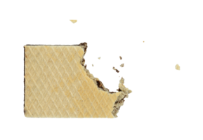 wafel met kruimel geïsoleerd element png