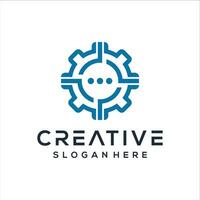 diseño de logotipo creativo vector