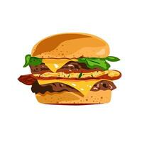 Burger vector illustration