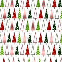 Christmas trees background vector
