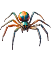 AI generated Watercolor painting of a spider. Ai-generated png