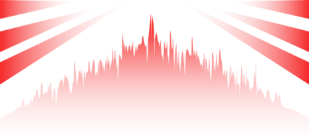 abstrakt rot Schallwelle Sport Hintergrund mit Geschwindigkeit Streifen png