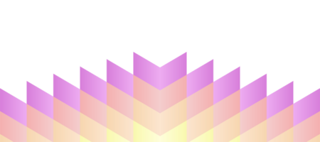 abstract purple gradient chevron retro banner transparent background png