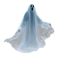 AI generated A close-up image of a ghost. Ai-Generated. png