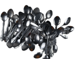 Stainless spoon. spoons png