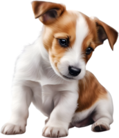 ai generiert ein süß Jack Russell Terrier. KI-generiert. png