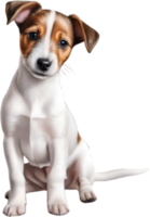 ai gerado uma fofa jack russell terrier. gerado por ai. png