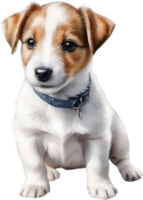 ai genererad en söt domkraft russell terrier. ai-genererad. png