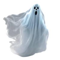 AI generated A close-up image of a ghost. Ai-Generated. png