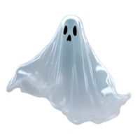 AI generated A close-up image of a ghost. Ai-Generated. png