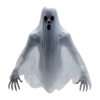 AI generated A close-up image of a ghost. Ai-Generated. png