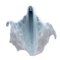 AI generated A close-up image of a ghost. Ai-Generated. png