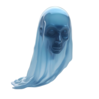 AI generated A close-up image of a ghost. Ai-Generated. png