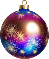 AI generated An image of the New Year hanging Ball. Ai-generated. png