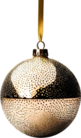AI generated An image of the New Year hanging Ball. Ai-generated. png