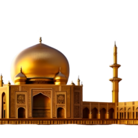 AI generated mosque holly building for background and wallpaper by ai generative png