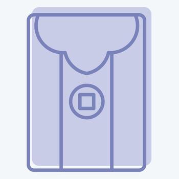 Icon Envelope. related to Chinese New Year symbol. two tone style. simple design editable. simple illustration vector