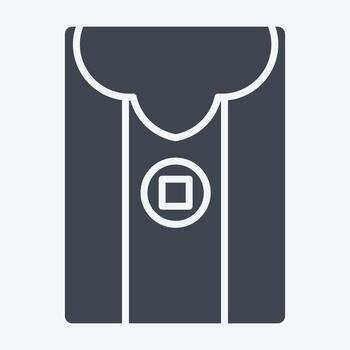 Icon Envelope. related to Chinese New Year symbol. glyph style. simple design editable. simple illustration vector