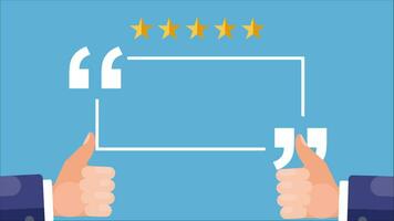 Rate Product With Review Stars From Customer Satisfaction video