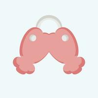 Icon Ornament. related to Chinese New Year symbol. flat style. simple design editable. simple illustration vector