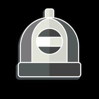 Icon Hat. related to Chinese New Year symbol. glossy style. simple design editable. simple illustration vector