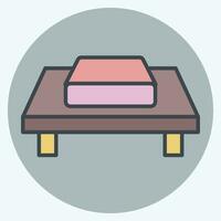 Icon Grilled Foods. related to Cooking symbol. color mate style. simple design editable. simple illustration vector