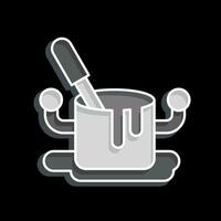 Icon Cook Soup. related to Cooking symbol. glossy style. simple design editable. simple illustration vector