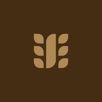 Wheat Logo in Bold vector