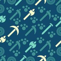 Vector pattern background motif icon tools flat color.seamless wallpaper