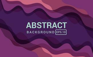 Abstract background with colorful waves. Trendy vector illustration in style color.