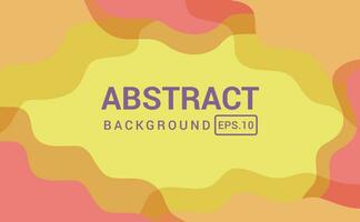 Abstract background with colorful waves. Trendy vector illustration in style color.