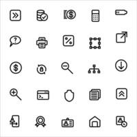 User interface icon set. line icon collection. Containing calendar, megaphone, cloud, alarm and microphone icons. vector