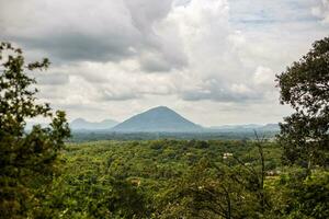 Magic view  from fortress of Sigiriya at Sri Lanka. photo