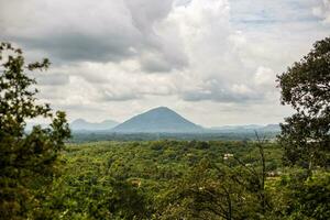 magia ver desde fortaleza de sigiriya a sri lanka. foto