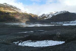 Image of glacier on Iceland photo