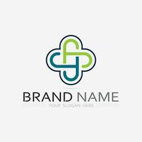 hospital and health care logo design vector cross logo design graphic