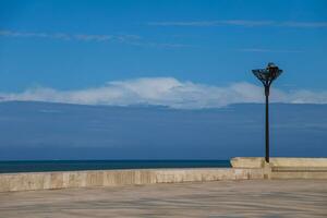 Image of beautiful coastline in Morocco. photo