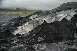 Image of glacier on Iceland.Photo contains little noise because of high ISO set on camera. photo