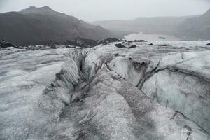 Image of glacier on Iceland. photo